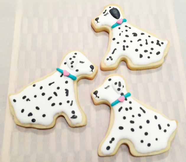 Dalmatian Dog Cookies