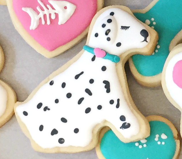 Dalmatian Dog Cookie