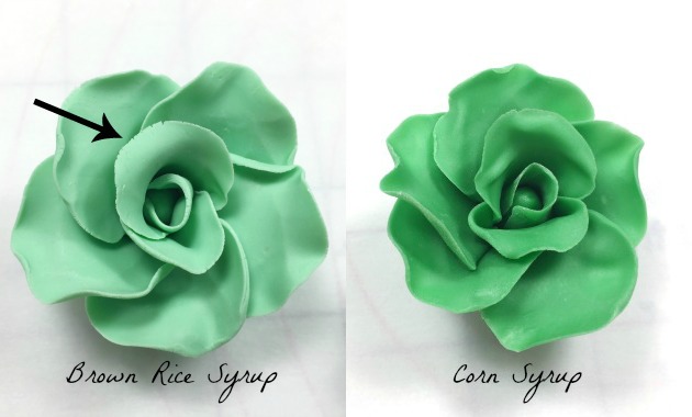 Modeling Chocolate Roses corn syrup vs brown rice syrup