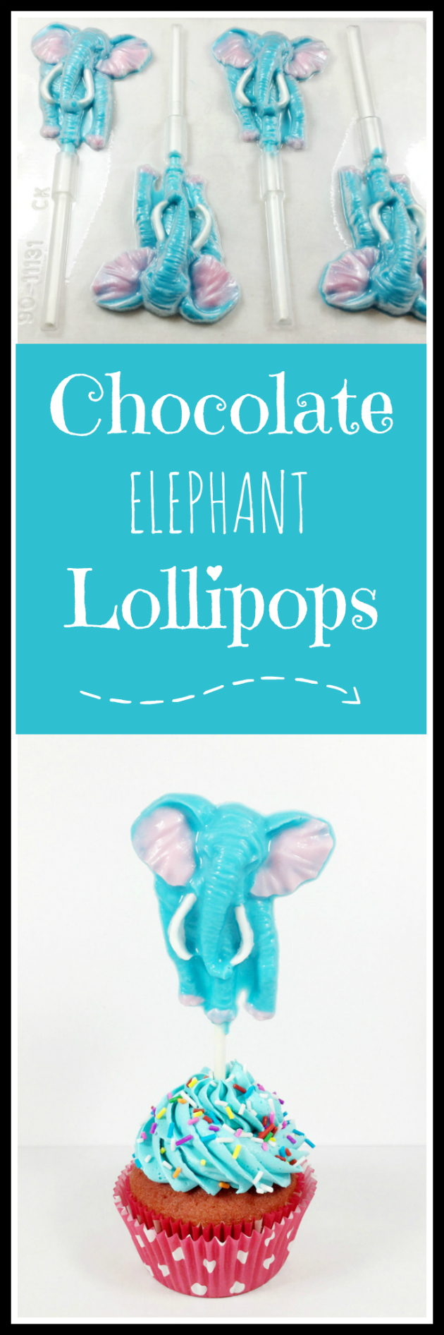 Chocolate Elephant Lollipops Tutorial