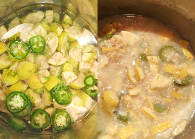 Cook Guavas & Jalapenos for Jelly Jam
