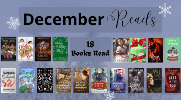 December Recap 2023, Books read in December 2023, Holiday Romance, Christmas Romance, MM Christmas Romance, FF Christmas Romance, Taboo Christmas Romance