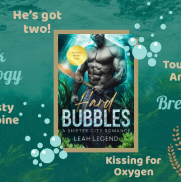 Hard Bubbles by Leah Legend Review, Fated Mates, Merman shifter, dupeen, he's got two, Greek Mythology, Feisty heroine, Touch Her and Die, Breeding, Kissing for Oxygen, Hippocampus