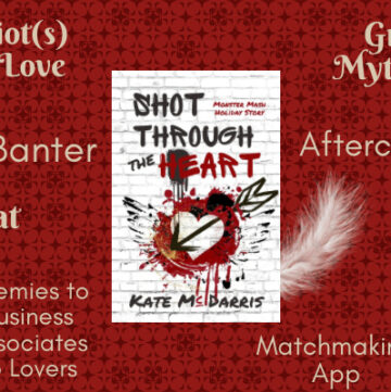 Shot Through the Heart by Kate McDarris, Review, Valentine's Day Romance, MM Romance, Greek Mythology, Bisexual MC, Idiots in Love, Banter, Aftercare, Spicy, Love God, Matchmaking App